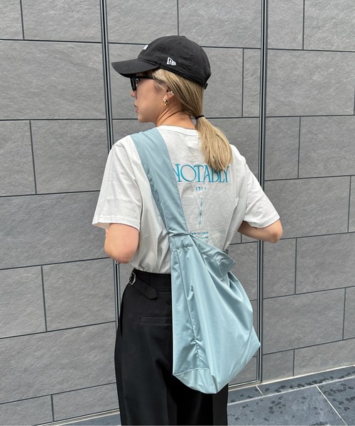 feepur（フェピュール）の「エンブロイダリーロゴカラーTee（Tシャツ/カットソー・レディース・チャコールグレー/オフホワイト/グリーン/ピンク/ネイビー・MEDIUM）」の19枚目の写真