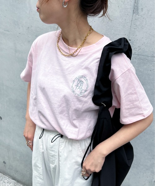 tシャツ INNOCENCEエンブロイダリーTee レディース SHIPS tシャツ Tシャツ * チェーン エンブロイダリー TEE
