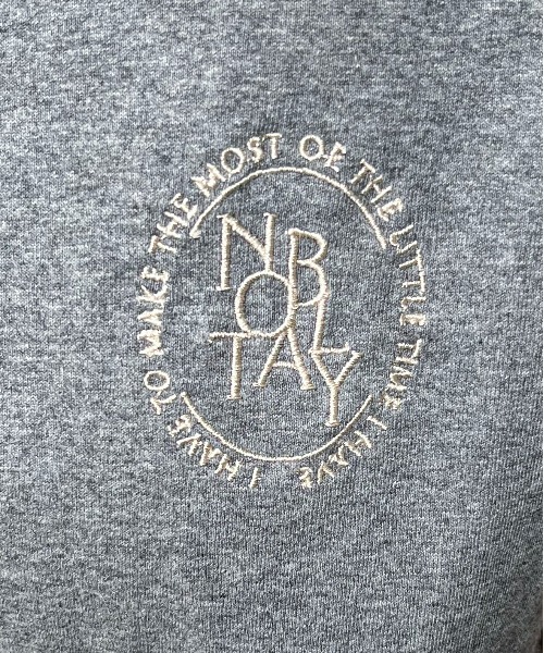 feepur（フェピュール）の「エンブロイダリーロゴカラーTee（Tシャツ/カットソー・レディース・チャコールグレー/オフホワイト/グリーン/ピンク/ネイビー・MEDIUM）」の13枚目の写真