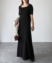 Riberry（リベリー）の「スクエアネックテレコワンピース（ワンピース）」