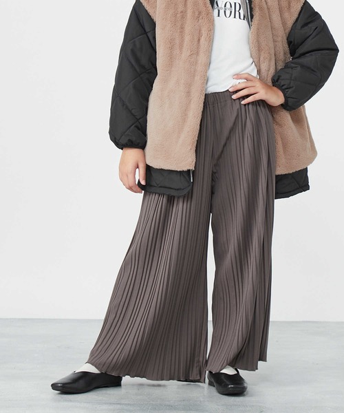 MPS（エムピーエス）の「【MPS】プリーツカットパンツ（その他パンツ・キッズ・ブラウン/オフホワイト・130/150/140/120）」の21枚目の写真