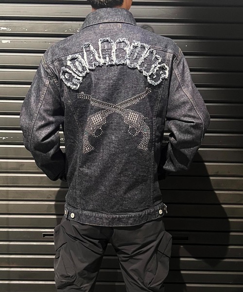 roarguns(ロアーガンズ)の「DENIM JKT BACK CRY(デニムジャケット・メンズ・ブルー・2/3)」の16枚目の写真