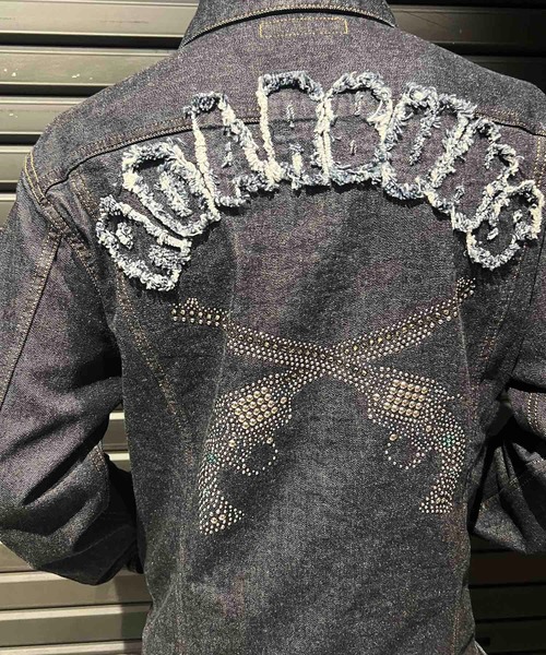 roarguns(ロアーガンズ)の「DENIM JKT BACK CRY(デニムジャケット・メンズ・ブルー・2/3)」の5枚目の写真
