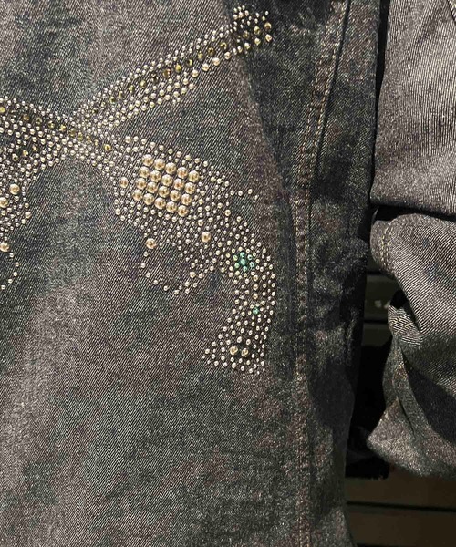 roarguns(ロアーガンズ)の「DENIM JKT BACK CRY(デニムジャケット・メンズ・ブルー・2/3)」の14枚目の写真