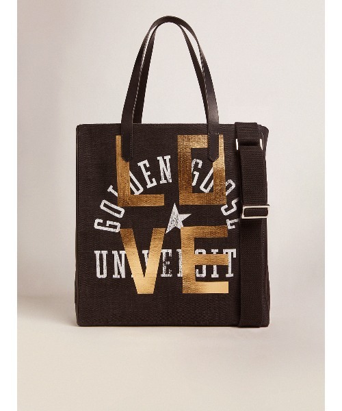 GOLDEN GOOSE（ゴールデングース）の「GOLDEN GOOSE California bag NorthSouth/ Black