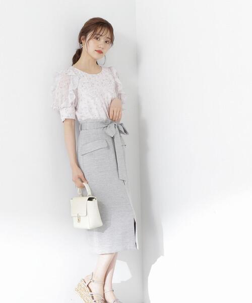 PROPORTION BODY DRESSING（プロポーションボディドレッシング）の「アウトポケットタイトスカート / 1213220501（スカート・レディース・グレー/オフホワイト/ブルー・MEDIUM/SMALL/X-SMALL）」の2枚目の写真