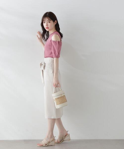 PROPORTION BODY DRESSING（プロポーションボディドレッシング）の「アウトポケットタイトスカート / 1213220501（スカート・レディース・グレー/オフホワイト/ブルー・MEDIUM/SMALL/X-SMALL）」の16枚目の写真