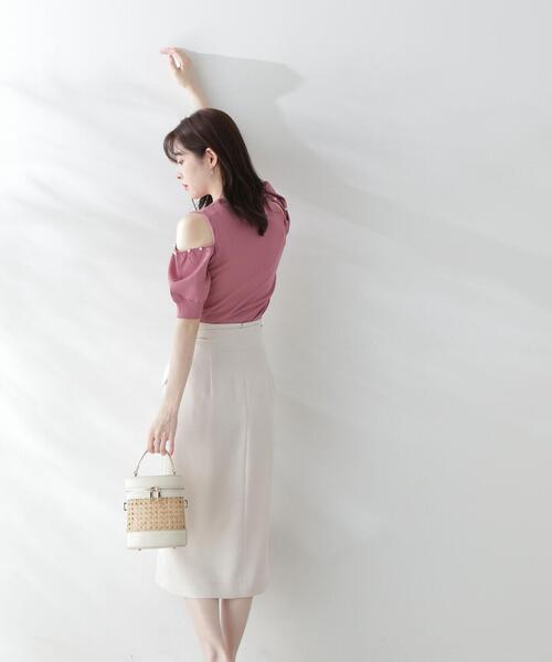 PROPORTION BODY DRESSING（プロポーションボディドレッシング）の「アウトポケットタイトスカート / 1213220501（スカート・レディース・グレー/オフホワイト/ブルー・MEDIUM/SMALL/X-SMALL）」の17枚目の写真