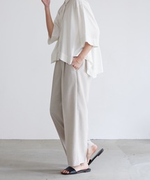 for/c | リネンライクタックストレートパンツ【リサイクル】(その他パンツ)