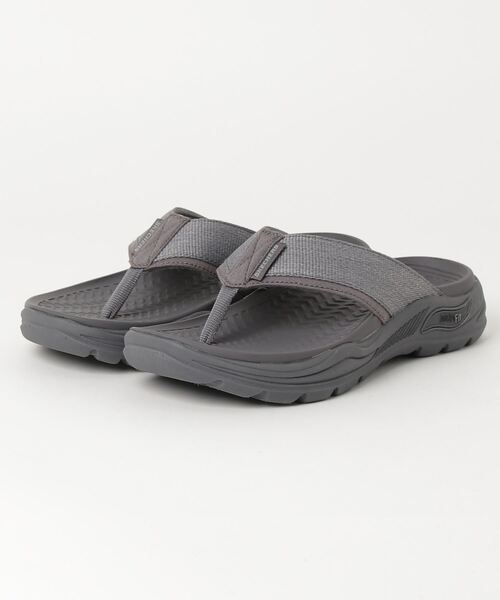 スケッチャーズ SKECHERS 204345 メンズ サンダル トングサンダル ビーチサンダル ARCH FIT MOTLEY SD チャコール SKECHERS(スケッチャーズ) メンズ スリップインズ：ウノ