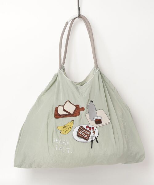 EMAGO ブレックファースト刺繍エコバック（エコバッグ/サブ