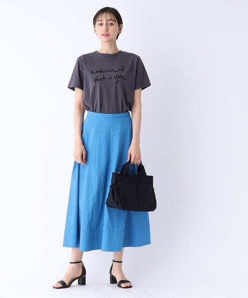 OPAQUE.CLIP（オペークドットクリップ）の「◆【撥水加工/2WAY】ギャザーポケットミドルトートバッグ（トートバッグ・レディース・グレー/ブラック/ベビーピンク/ベージュ・00）」の13枚目の写真