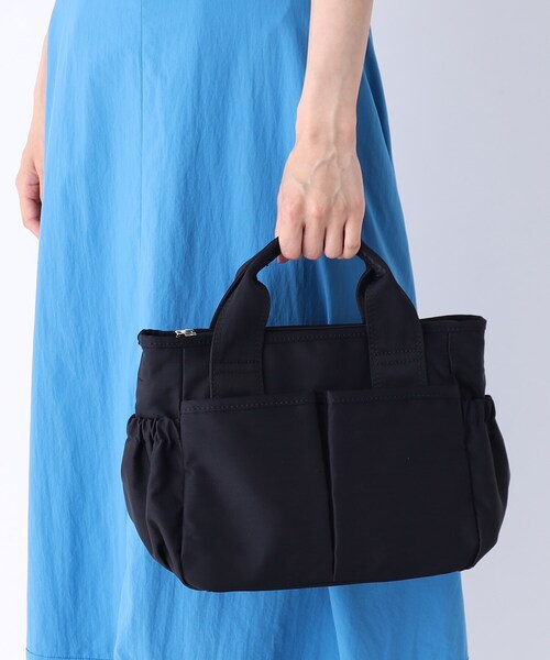 OPAQUE.CLIP（オペークドットクリップ）の「◆【撥水加工/2WAY】ギャザーポケットミドルトートバッグ（トートバッグ・レディース・グレー/ブラック/ベビーピンク/ベージュ・00）」の16枚目の写真