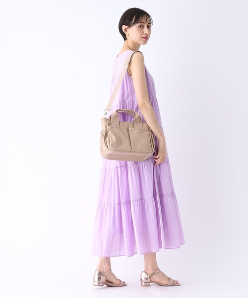 OPAQUE.CLIP（オペークドットクリップ）の「◆【撥水加工/2WAY】ギャザーポケットミドルトートバッグ（トートバッグ・レディース・グレー/ブラック/ベビーピンク/ベージュ・00）」の18枚目の写真