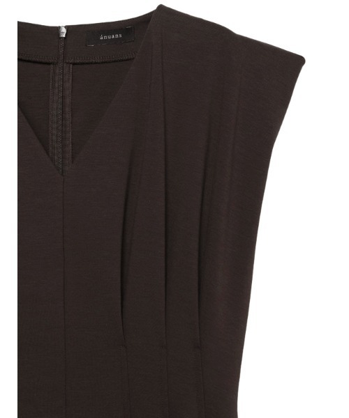 anuans アニュアンス＊ウエストタックカットフレアワンピース アニュアンス anuans ウエストタックカットフレアワンピース