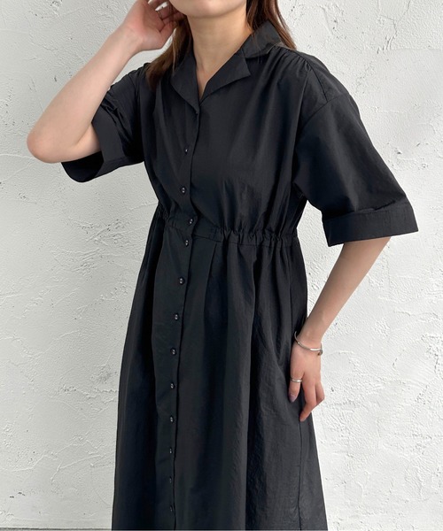 apres jour mignon(アプレジュールミニョン)の「アソート開襟ワンピース【ZOZOTOWN限定アイテム】(ワンピース・レディース・ブルー/ブラック/モカ・X-LARGE/SMALL/MEDIUM)」の11枚目の写真