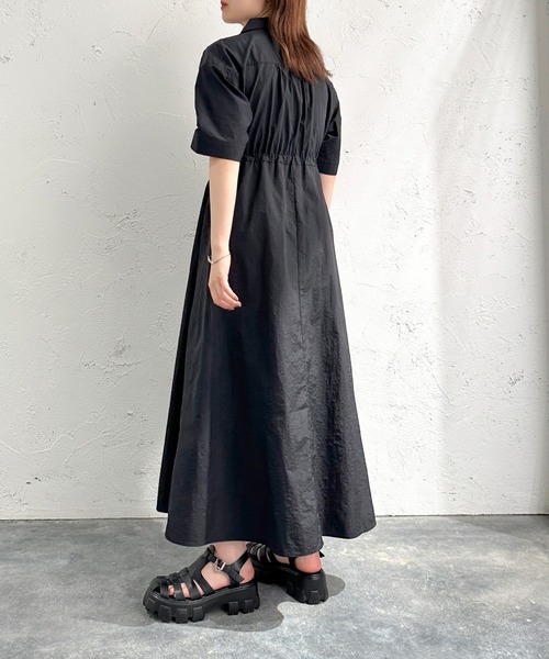 apres jour mignon(アプレジュールミニョン)の「アソート開襟ワンピース【ZOZOTOWN限定アイテム】(ワンピース・レディース・ブルー/ブラック/モカ・X-LARGE/SMALL/MEDIUM)」の15枚目の写真