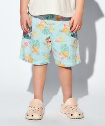 apres les cours | 【セットアップ・お揃い可能】チェック・トロピカル ハーフパンツ_5分丈(その他パンツ)