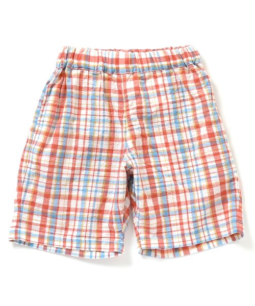 apres les cours（アプレレクール）の「【セットアップ・お揃い可能】チェック・トロピカル ハーフパンツ_5分丈（その他パンツ・キッズ・チェック/ミント・90/80/100/110/120/130）」の15枚目の写真