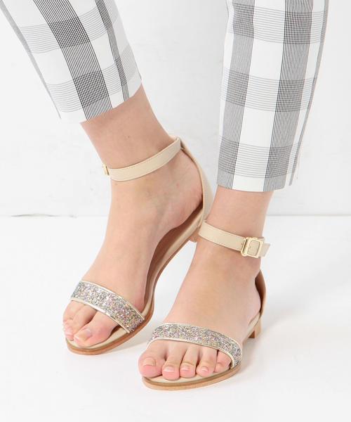 ODETTE E ODILE(オデットエオディール)の「OHL PLN SD15(サンダル・レディース・シャーベット/ブラック/ホワイト/シルバー/その他1/その他2・37/36/35)」の4枚目の写真