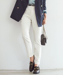 【洗える】23区DENIM ベルベットストレッチ スキニーパンツ