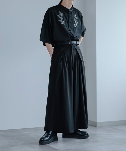 Ellno Loset（エルノロゼット）の「チャイナ刺繍シャツ（シャツ