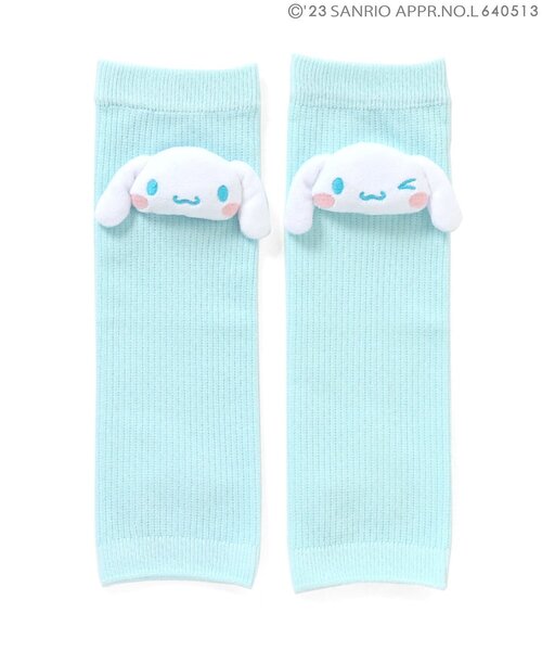 sanrio(サンリオ)の「ポムポムプリン/シナモロールコラボラトル付きレッグウォーマー(ベビーシューズ/ベビーソックス・キッズ・サックスブルー/イエロー・90)」の10枚目の写真