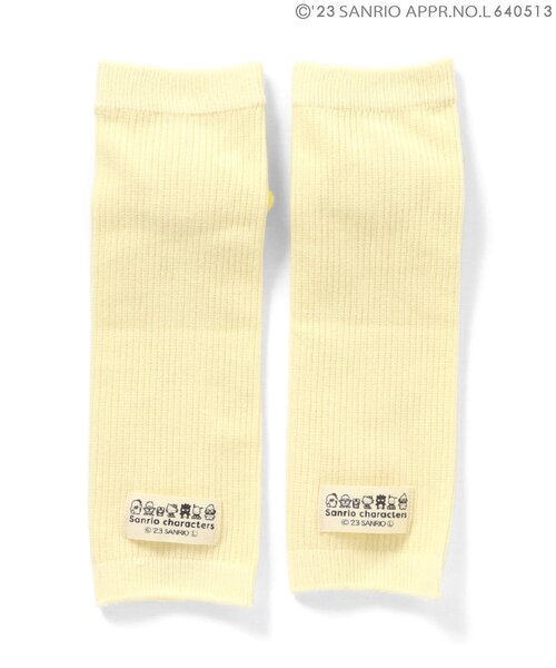 sanrio(サンリオ)の「ポムポムプリン/シナモロールコラボラトル付きレッグウォーマー(ベビーシューズ/ベビーソックス・キッズ・サックスブルー/イエロー・90)」の6枚目の写真