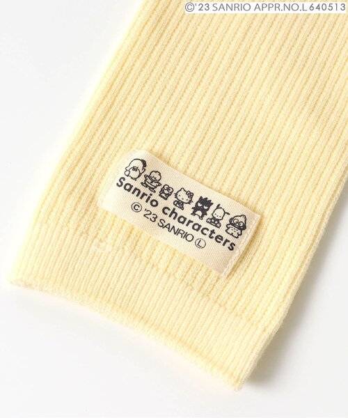 sanrio(サンリオ)の「ポムポムプリン/シナモロールコラボラトル付きレッグウォーマー(ベビーシューズ/ベビーソックス・キッズ・サックスブルー/イエロー・90)」の9枚目の写真
