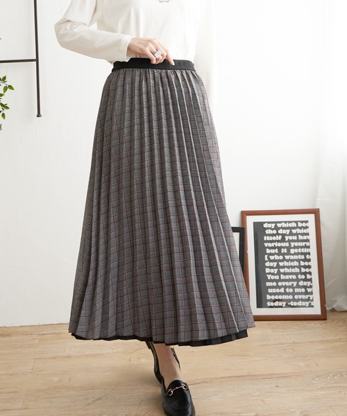 セール】【2WAY】リバーシブルスウェード調スカート（スカート）｜ikka