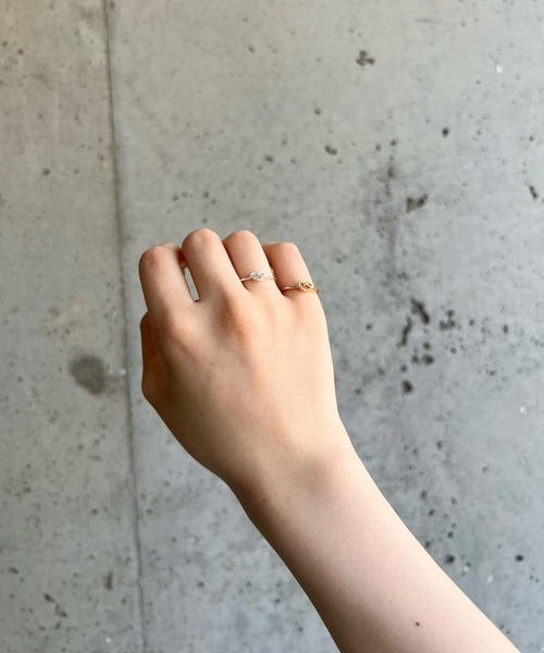 cuorequal(クオレコール)の「ハートクロスリング(リング・レディース・シルバー/ゴールド・FREE)」の5枚目の写真