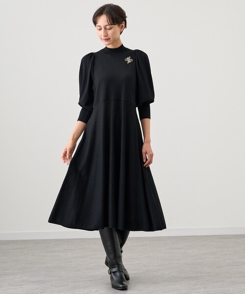 ANAYI（アナイ）の「ファインメリノフレアニット ワンピース