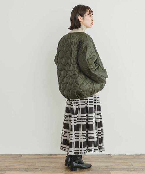 ITEMS URBANRESEARCH（アイテムズ アーバンリサーチ）の「リバーシブルチェックスカート（スカート・レディース・ブラック/グレー・FREE）」の16枚目の写真