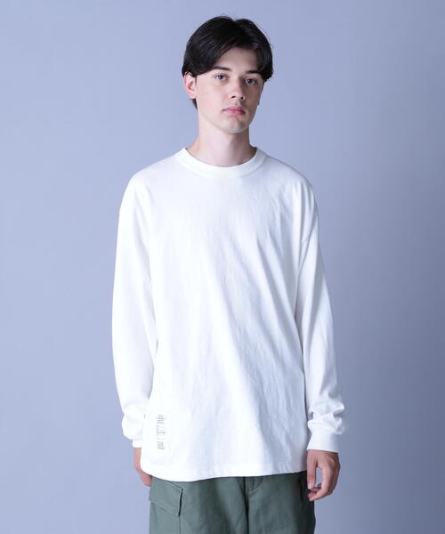 AVIREX（アヴィレックス）の「BASIC HEAVY WEIGHT L/S T-SHIRT / ベーシック ヘビーウェイト 長袖 Tシャツ / AVIREX / アヴィレックス（Tシャツ/カットソー・メンズ・オリーブ系/ホワイト/ブラック/ネイビー/その他17・L/M/XL/2XL）」の13枚目の写真