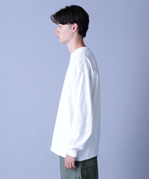 AVIREX（アヴィレックス）の「BASIC HEAVY WEIGHT L/S T-SHIRT / ベーシック ヘビーウェイト 長袖 Tシャツ / AVIREX / アヴィレックス（Tシャツ/カットソー・メンズ・オリーブ系/ホワイト/ブラック/ネイビー/その他17・L/M/XL/2XL）」の14枚目の写真