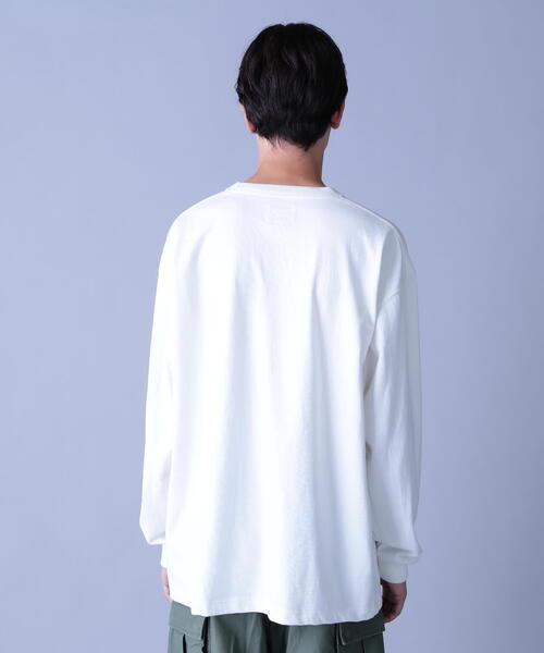 AVIREX（アヴィレックス）の「BASIC HEAVY WEIGHT L/S T-SHIRT / ベーシック ヘビーウェイト 長袖 Tシャツ / AVIREX / アヴィレックス（Tシャツ/カットソー・メンズ・オリーブ系/ホワイト/ブラック/ネイビー/その他17・L/M/XL/2XL）」の15枚目の写真