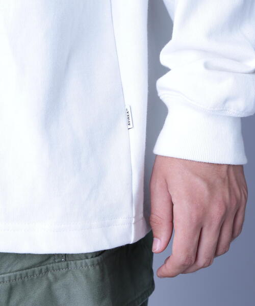 AVIREX（アヴィレックス）の「BASIC HEAVY WEIGHT L/S T-SHIRT / ベーシック ヘビーウェイト 長袖 Tシャツ / AVIREX / アヴィレックス（Tシャツ/カットソー・メンズ・オリーブ系/ホワイト/ブラック/ネイビー/その他17・L/M/XL/2XL）」の19枚目の写真