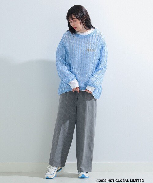 Ray BEAMS（レイビームス）の「GOOD ROCK SPEED × Ray BEAMS / 別注 ROCK ロング（Tシャツ/カットソー・レディース・ブラック/ホワイト・ONE SIZE）」の7枚目の写真