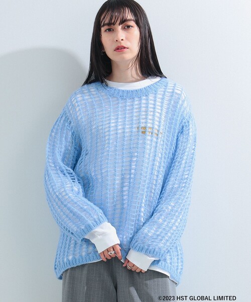 Ray BEAMS（レイビームス）の「GOOD ROCK SPEED × Ray BEAMS / 別注 ROCK ロング（Tシャツ/カットソー・レディース・ブラック/ホワイト・ONE SIZE）」の9枚目の写真