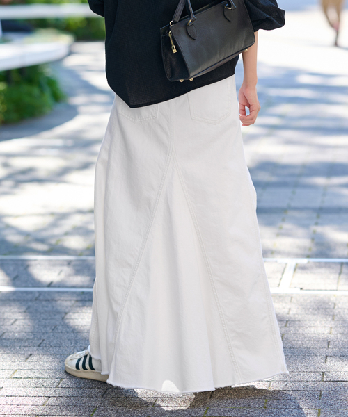 FRAMeWORK（フレームワーク）の「DENIM フレアスカート（デニム