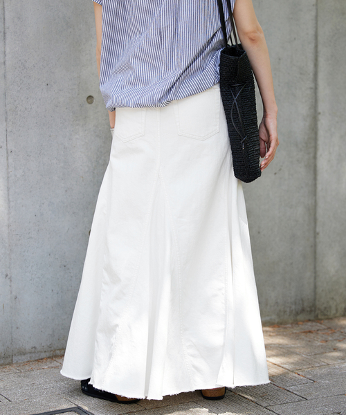 FRAMeWORK（フレームワーク）の「DENIM フレアスカート（デニムスカート・レディース・ネイビー/ホワイト系その他・36/38）」の17枚目の写真