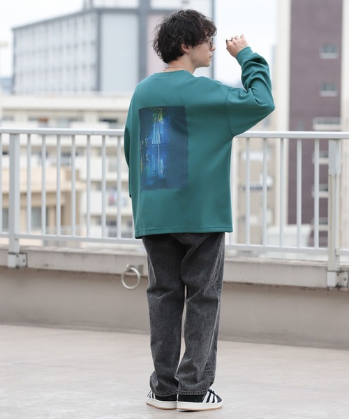 RAGEBLUE(レイジブルー)の「【Ken-kurojiro】コラボバックプリントTシャツ(Tシャツ/カットソー・メンズ・ブラック/グレー/ホワイト/グリーン系その他・MEDIUM/LARGE)」の22枚目の写真