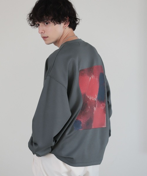 RAGEBLUE(レイジブルー)の「【Ken-kurojiro】コラボバックプリントTシャツ(Tシャツ/カットソー・メンズ・ブラック/グレー/ホワイト/グリーン系その他・MEDIUM/LARGE)」の9枚目の写真