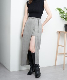 スリットタイトロングスカート