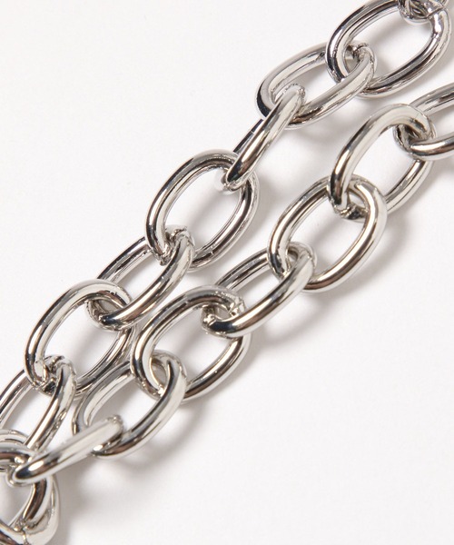 PBLIM（ページボーイリム）の「PBLIM/ゴツハートブレスレット（ブレスレット・レディース・シルバー・FREE）」の5枚目の写真