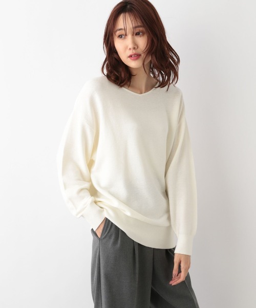 セール】トリプルイージーVネックプルオーバー/194242（ニット