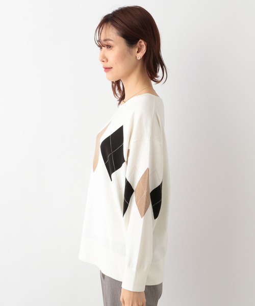 セール】トリプルイージーVネックプルオーバー/194242（ニット