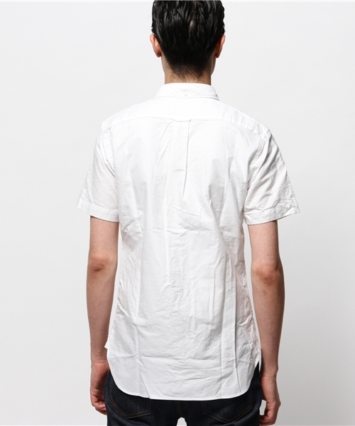 JOURNAL STANDARD(ジャーナルスタンダード)の「JPN MADE OX BDハンソデシャツ ##(シャツ/ブラウス・メンズ・ホワイト/サックスブルー・MEDIUM/LARGE)」の5枚目の写真