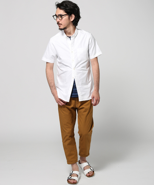 JOURNAL STANDARD(ジャーナルスタンダード)の「JPN MADE OX BDハンソデシャツ ##(シャツ/ブラウス・メンズ・ホワイト/サックスブルー・MEDIUM/LARGE)」の15枚目の写真