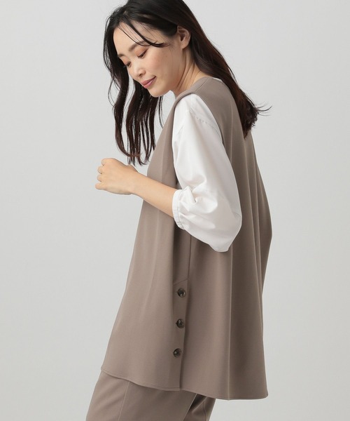Elura(エルーラ)の「サマ見えリラクシーベスト(ベスト・レディース・ブラック/ブラック系その他/ブラウン系その他4・FREE)」の14枚目の写真